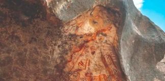 Dañan irreparablemente pintura rupestre con herramientas mecánicas