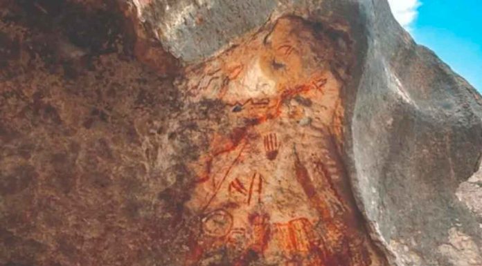 Dañan irreparablemente pintura rupestre con herramientas mecánicas