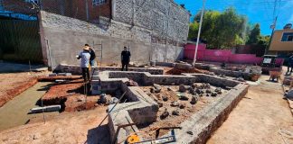 Presidente Municipal Víctor Vázquez supervisa la construcción de nueva placita en Puruándiro