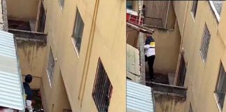 #VIDEO | #MORELIA: Ratero es captado en video mientras escapa por los patios traseros de las casas
