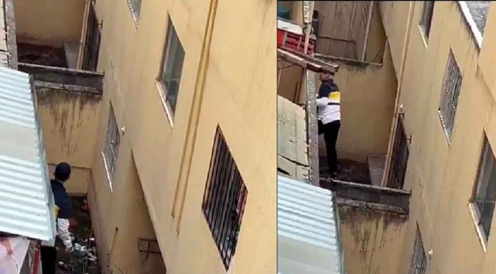 #VIDEO | #MORELIA: Ratero es captado en video mientras escapa por los patios traseros de las casas
