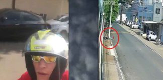 #VIDEO | Joven toma video modo selfie y choca abruptamente contra poste