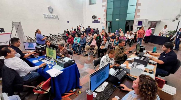 Buena respuesta de los zamoranos en el pago del impuesto predial