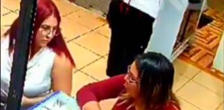 #Video // Comerciante golpea a ladrona que intentó robar celular