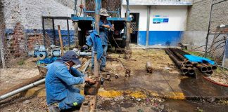 Realizan mantenimiento al equipo de bombeo en Huertas de San Antonio