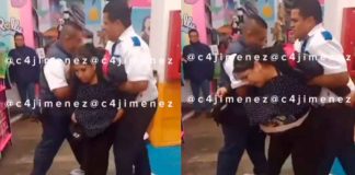 #VIDEO | Mujer se metió juguetes y productos debajo de la blusa para poder robárselos y cuando fue descubierta aseguró que estaba embarazada