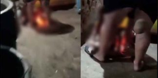 #Video / Mujer es captada quemando a su hija de 3 años con un encendedor