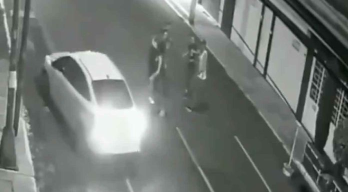 #VIDEO | Chicas son atropelladas por pedirle al novio de una de ellas que no condujera ebrio