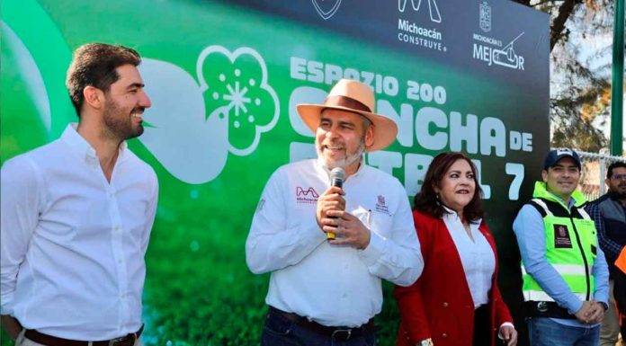 #Imágenes // Con más espacios para el deporte avanzamos en la prevención del delito: Bedolla