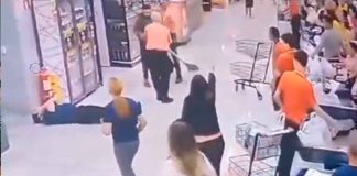 #Video // Ataque con pala a gerente de supermercado