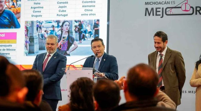 Más de 1 millón de turistas visitaron Michoacán durante la temporada invernal: SECTUR