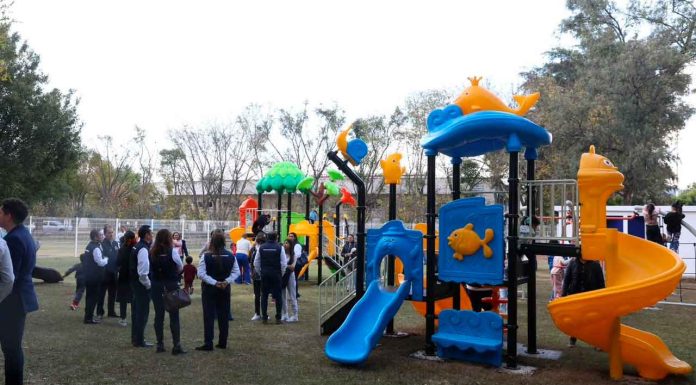 #Imágenes | La UMSNH es propiedad de todas y todos; Yarabí Ávila inaugura el parque infantil “El Crisol” en CU