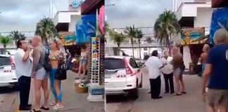 #VIDEO #Viral | Taxista se envalentona e insulta a turista para que le pague un viaje en aproximadamente de 2 mil pesos