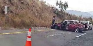 #VideoAvance | Volcadura de vehículo en la autopista siglo XXI; tramo Zirahuen-Pátzcuaro; saldo blanco