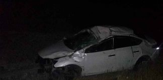 Vuelca auto en la autopista Pátzcuaro-Cuitzeo