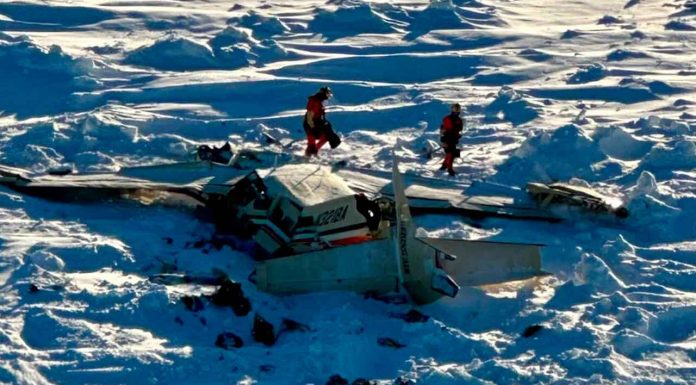 Descantan sobrevivientes de accidente aéreo en Alaska; localizan 3 de 10 cuerpos