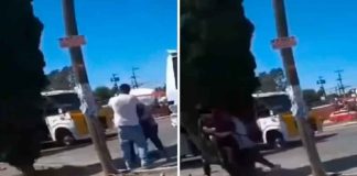 #VIDEO | Conductor de transporte público y su ‘chalan’ golpean a estudiante por no pagar con cambio; el joven traía un billete de $500