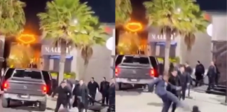 #VIDEO | Cadeneros de bar golpean brutalmente a clientes tras reclamo por robo de pertenencias