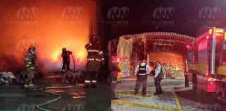 #VIDEO | Arde bodega en la colonia Industrial, al norte de Morelia