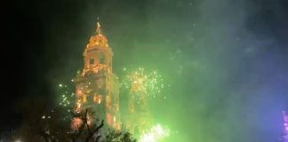 #VIDEO #FOTOS | Catedral de Morelia engalana de forma romántica su encendido por el 14 de febrero