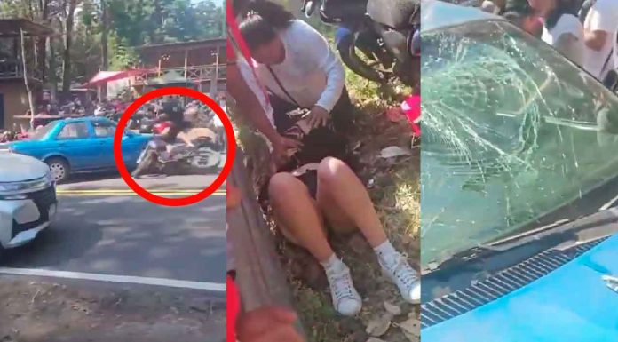 #VIDEO | Motociclistas se impactan contra automóvil al realizar una demostración de velocidad en la carretera #México