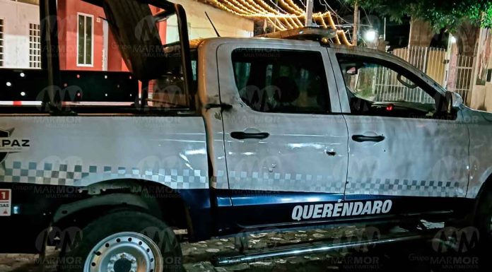 #VIDEO | Delincuentes atacan otra vez a policías de Queréndaro; hay 3 oficiales muertos y 1 herido