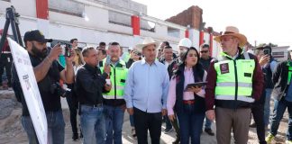 #Imágenes | Avanza construcción del teleférico de Uruapan; Bedolla supervisa obra