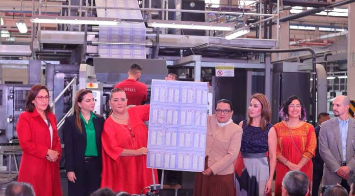 #Imágenes | Inicio de la producción de boletas para el proceso electoral extraordinario del poder judicial de la federación 2024-2025
