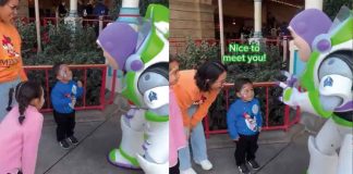 #Viral #VIDEO | Verdadera inclusión: Personaje de Disney se comunica en lengua de señas con visitantes