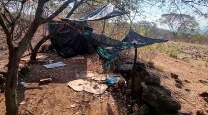 Desmantelan un narco campamento en Acahuato