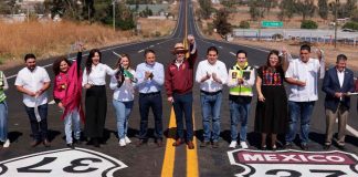 Inaugura Bedolla rehabilitación carretera La Piedad-Numarán