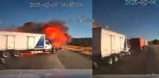 #VIDEO | #México: Impacto entre cinco tráileres deja un saldo de 4 heridos y dos muertos