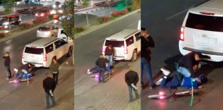 #Video | Escolta de diputado es detenido tras agredir a ciclista que reclamó la obstrucción de una ciclovía