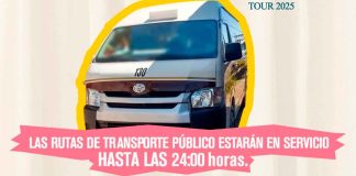 Transporte público ampliará servicio por concierto de Chayanne: Gladyz Butanda