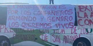 #Imágenes #VIDEO | En Los Reyes, comuneros de San Antonio Tierras Blancas toman carreteras, exigen aparición con vida de compañeros