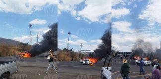 #VIDEO #Imágenes | Bloqueos carreteros; exigen aparición de dos comuneros de San Antonio