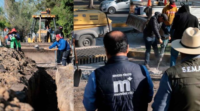 #Imágenes | Gobierno de Alfonso Martínez mejora colector pluvial de avenida Camelinas