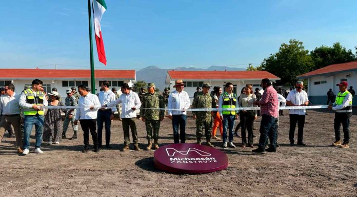 #VIDEO | Entrega Gobierno Estatal cuartel de seguridad en Apatzingán