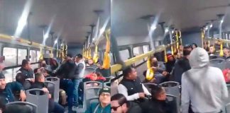 #VIDEO | Pasajeros frustran asalto en transporte público en #México
