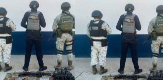 SSP y Defensa decomisan tres fusiles y más de 600 municiones