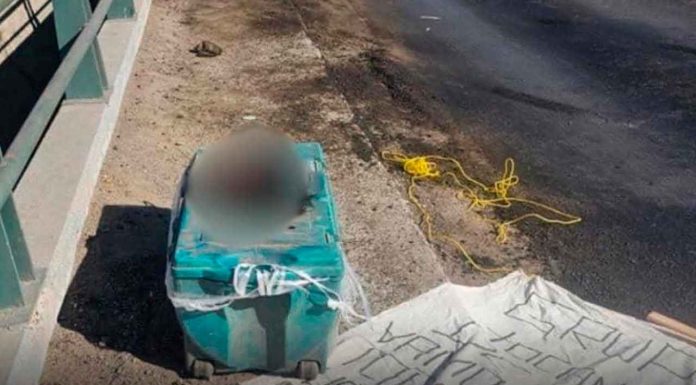 Con narcomanta y cabeza humana amenazan de muerte a Eduin Caz y Grupo Firme; esto se sabe
