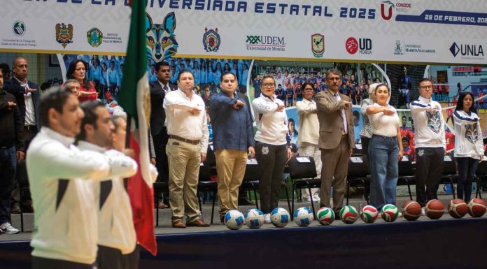 #Imágenes | Deporte parte primordial en la formación del estudiantado, destaca Yarabí Ávila al inaugurar Universiada estatal 2025