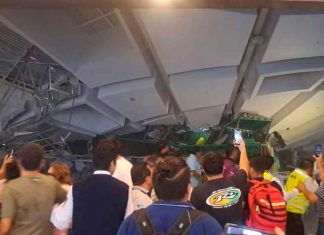 #VIDEO | Confirman 4 muertos tras desplome de techo en plaza comercial #Internacional