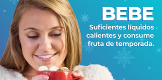 Mantenerse hidratado también es importante en temporada de frío: SSM