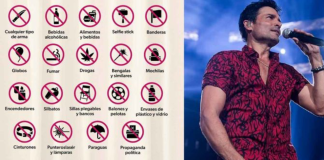 ¡Recuerda! Estos son los objetos que no podrás ingresar al concierto de Chayanne