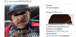 Cae violador serial de mujeres taxistas en la CDMX