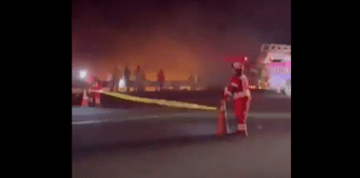 #VIDEO | Choque múltiple e incendio de camión en la Durango-Mazatlán provoca cierre de carretera