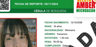 Localizan en Buenavista a joven de 16 años reportada como desaparecida en Morelia