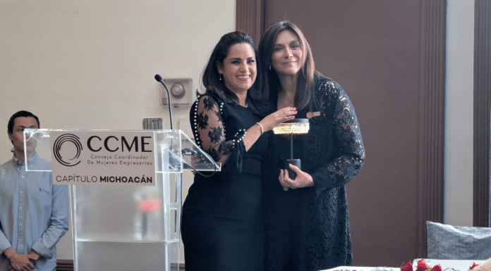 Ana Cristina Ledesma Figueroa es la nueva Presidenta del Consejo Coordinador de Mujeres Empresarias en Michoacán