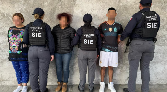 SSP y FGR desmantelan punto de venta de sustancias ilícitas, en Tacámbaro